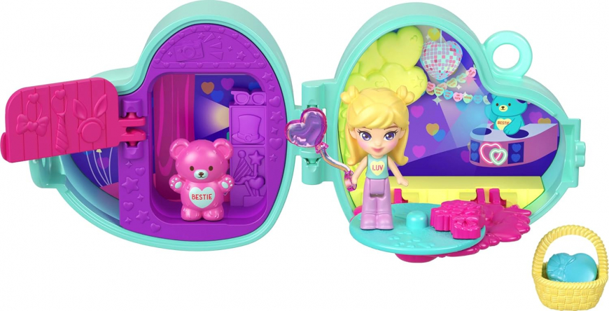 Polly Pocket x Sweethearts candy collaboration mini compact