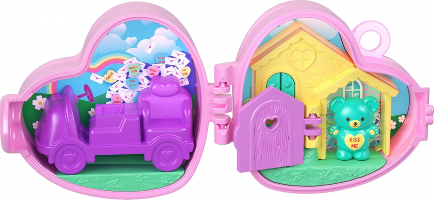 Polly Pocket x Sweethearts candy collaboration mini compact