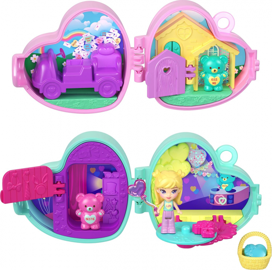 Polly Pocket x Sweethearts candy collaboration mini compact