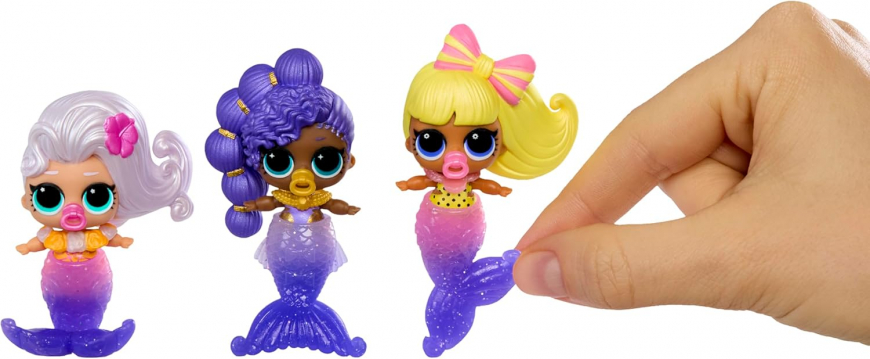 LOL Surprise Mermaids Makeover Magic Baby Sisters dolls