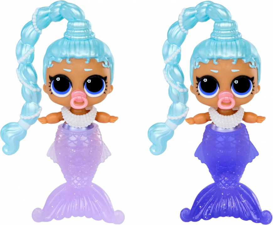LOL Surprise Mermaids Makeover Magic Baby Sisters dolls
