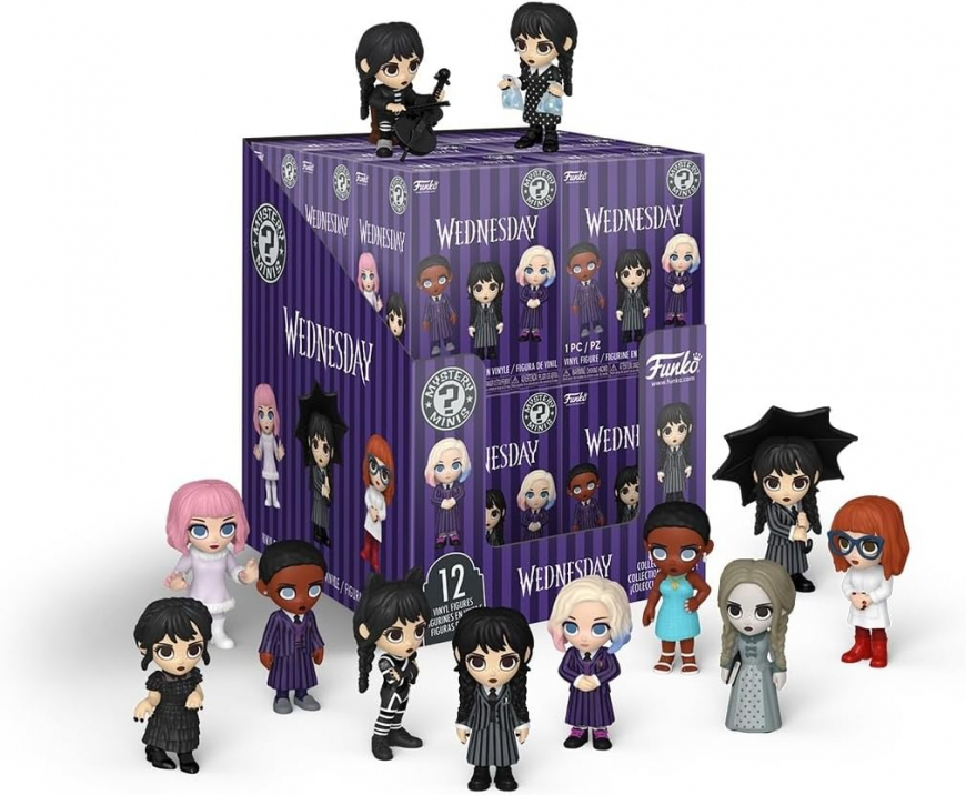 Funko Mystery Mini Wednesday figures