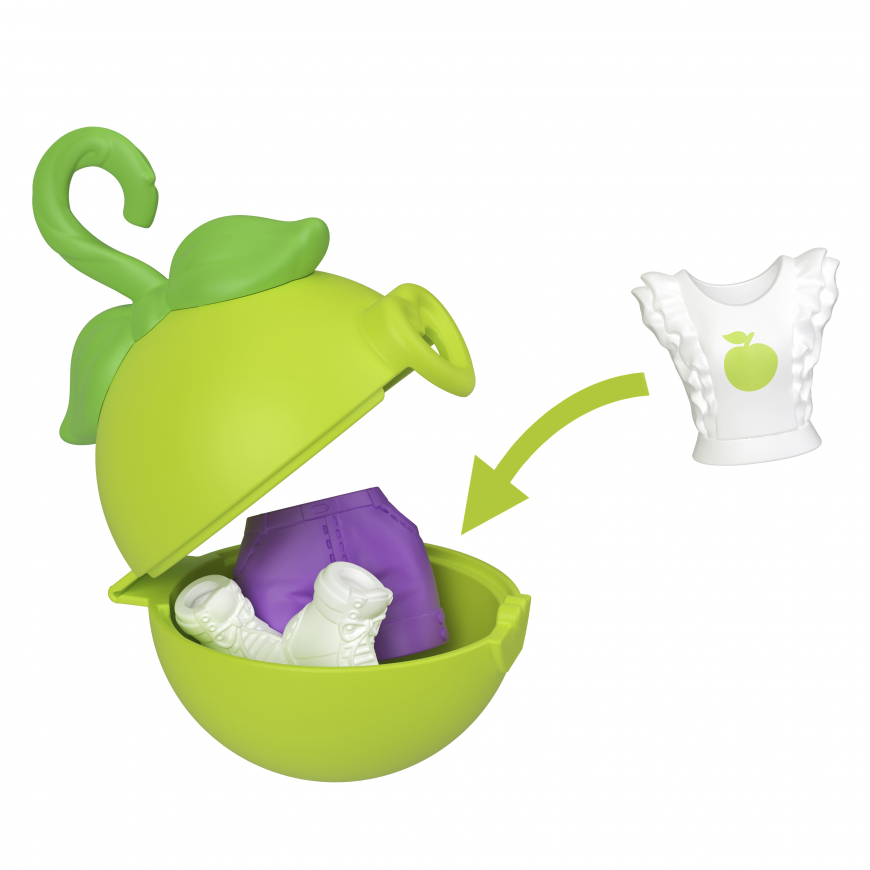 Polly Pocket gooseberry fruit fashion keychain