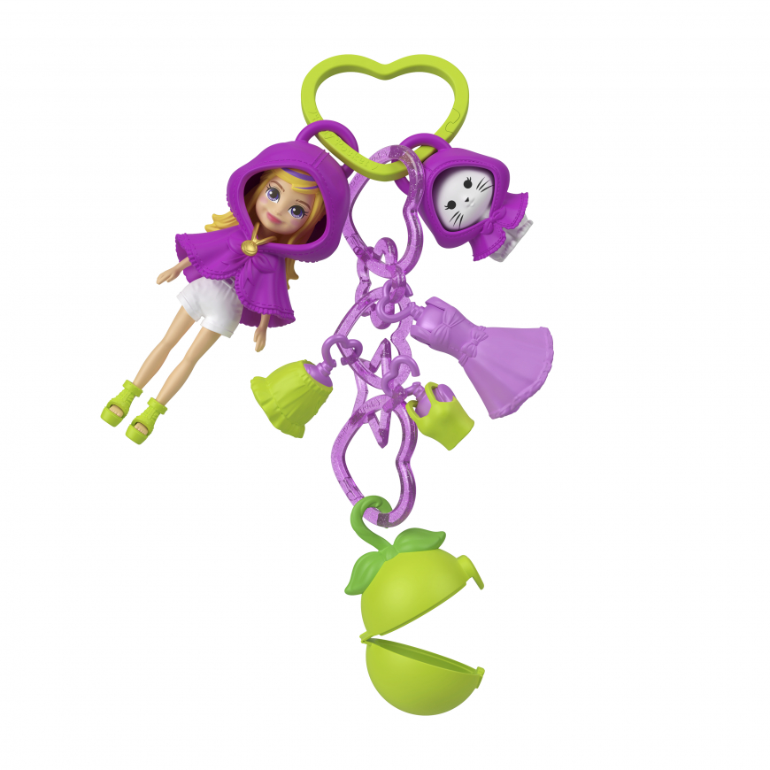 Polly Pocket gooseberry fruit fashion keychain
