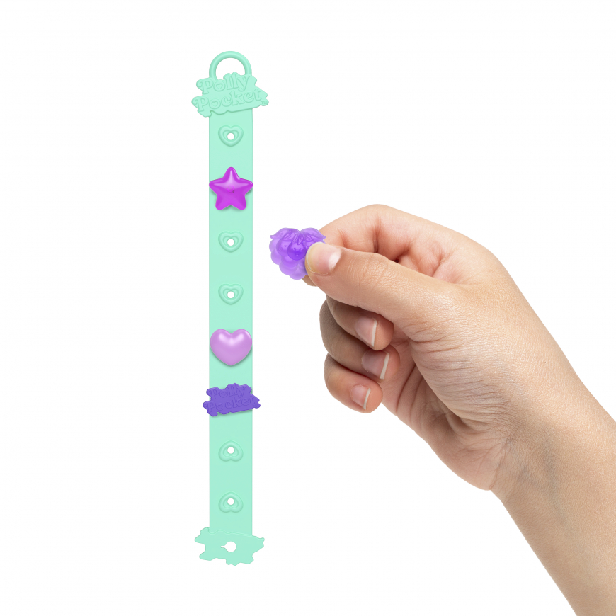 Polly Pocket grape fruit fashion keychain style kit