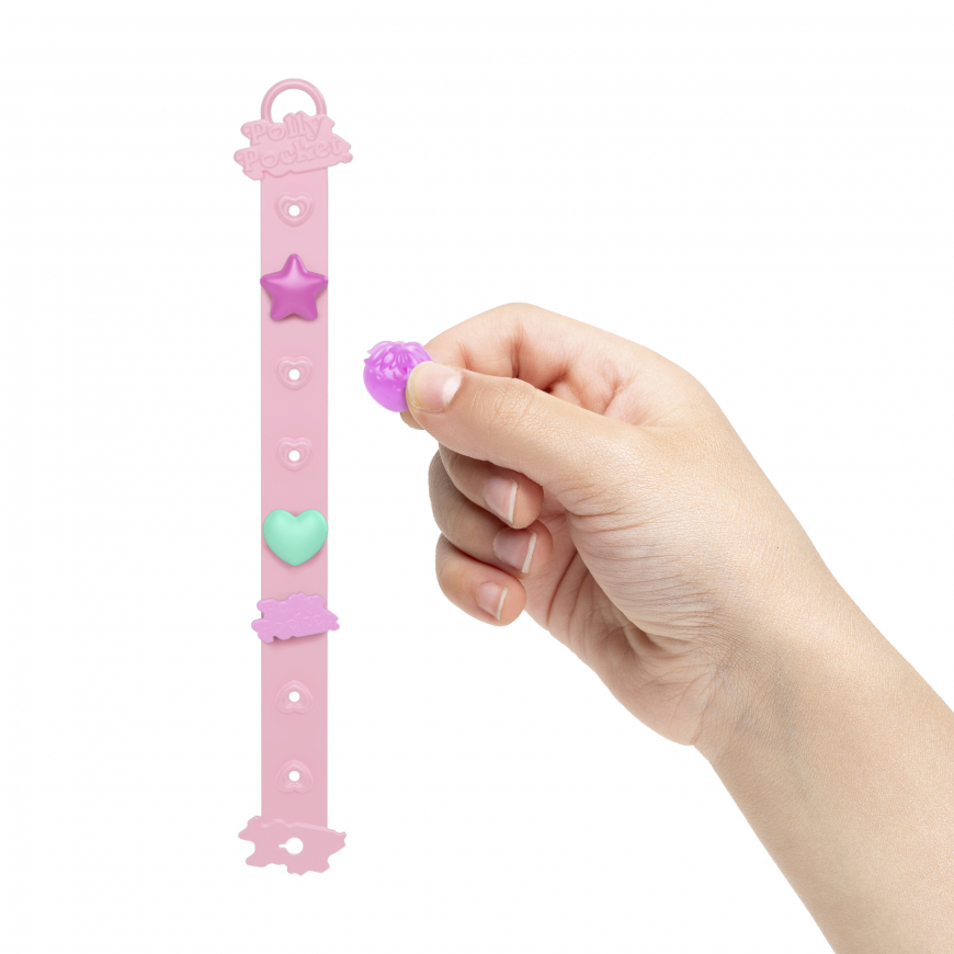 Polly Pocket strawberry fruit fashion keychain style kit