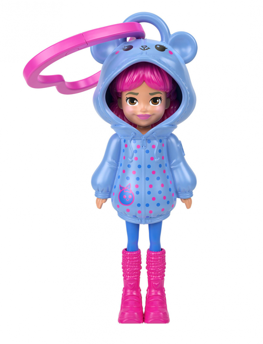 Polly Pocket 3-inch Dolls with Keychain and Fashion Accessories 2026