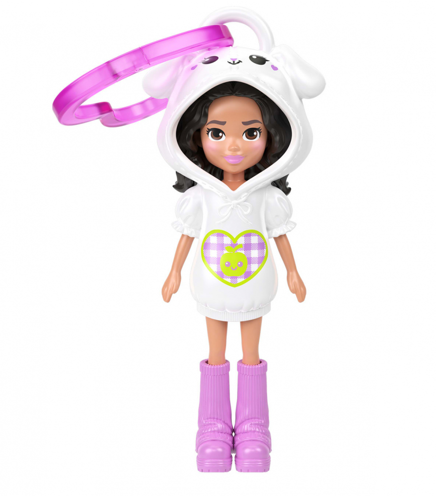 Polly Pocket 3-inch Dolls with Keychain and Fashion Accessories 2026