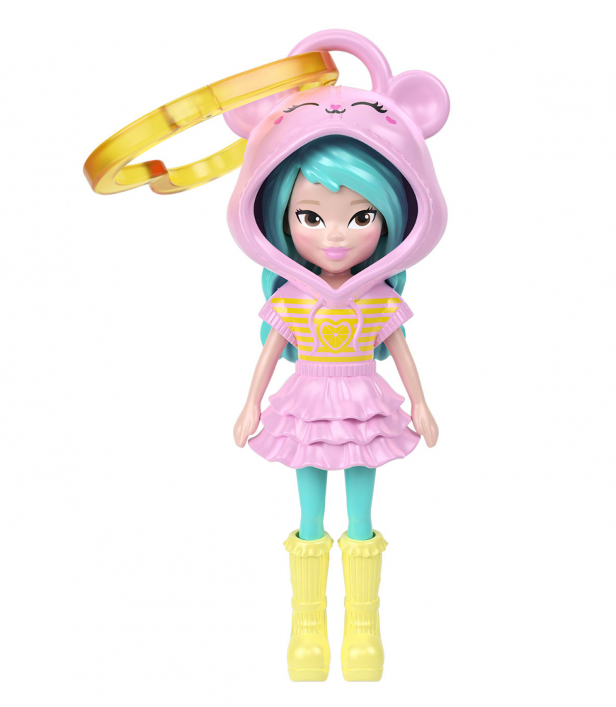 Polly Pocket 3-inch Dolls with Keychain and Fashion Accessories 2026