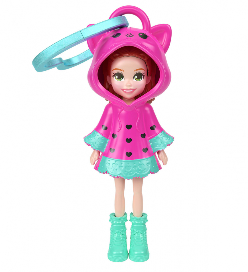 Polly Pocket 3-inch Dolls with Keychain and Fashion Accessories 2026