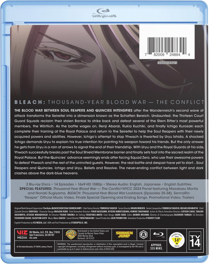 BLEACH: Thousand-Year Blood War Part 3 Limited Edition Blu-ray