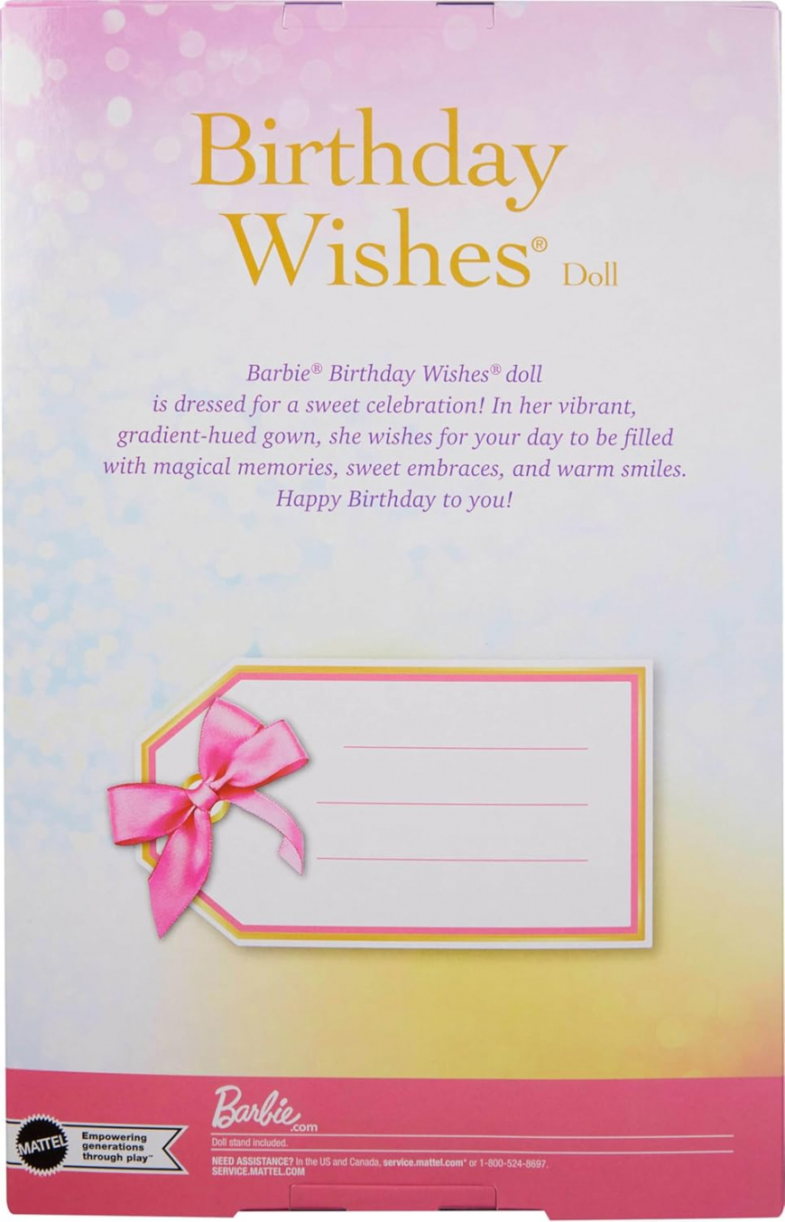 Barbie Signature Birthday Wishes 2026 doll JJX78