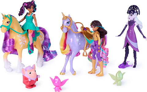 Unicorn Academy Magic Unleashed Adventure Pack with Sophia, Ava, Ravenzella, Wildstar, Leaf and more