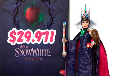 Disney Snow White 2025 live action movie collector dolls from Mattel