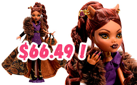 Monster High Skullector House of Wolf Clawdeen Wolf doll