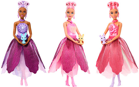 Barbie Petal Pop Flower reveal dolls
