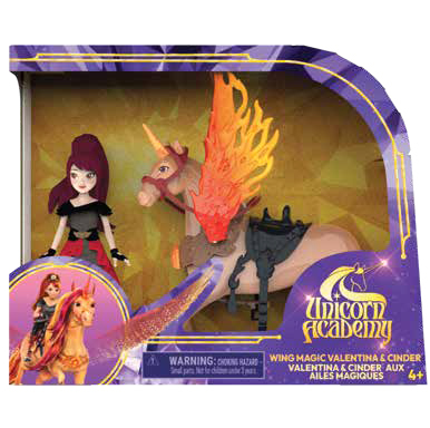 Unicorn Academy Wing Magic Valentina & Cinder