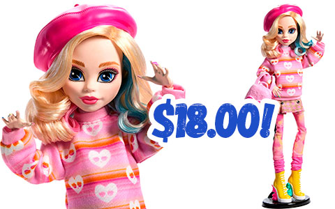 Monster High Wednesday Enid Sinclair doll holiday deal