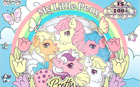 My Little Pony Pretty Pony Make a Scene coloring set with stickers