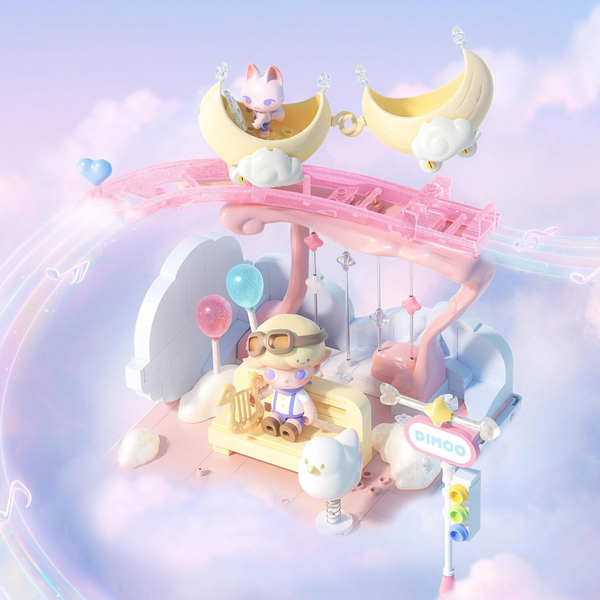 DIMOO Dream Melody Series Blocks - Crescent Moon Racer