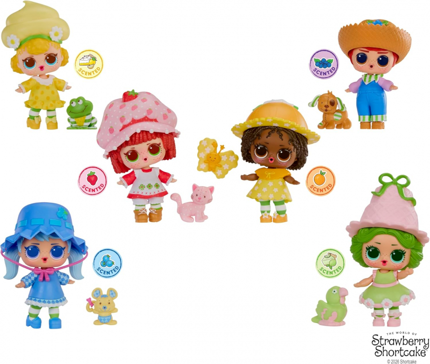 LOL Surprise Loves Strawberry Shortcake dolls