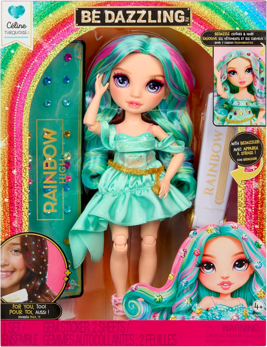 Rainbow High Be Dazzling Celine Turquoise doll