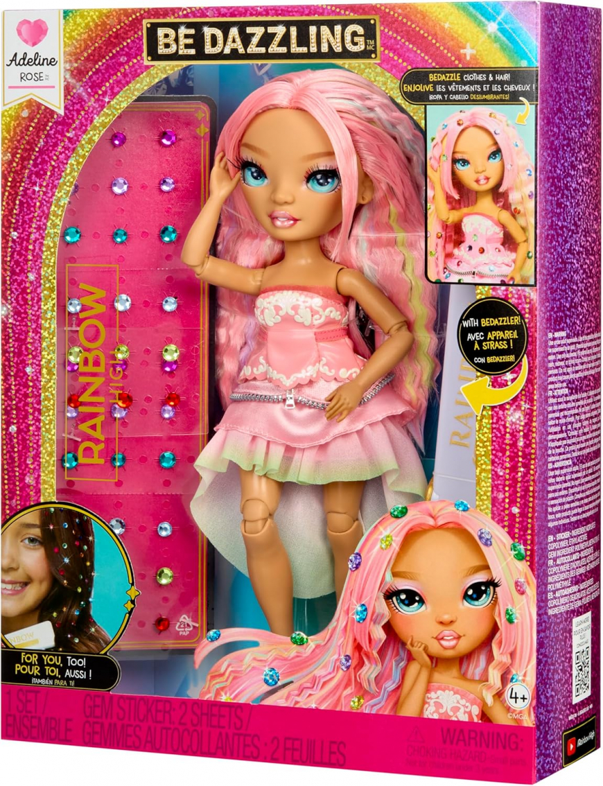 Rainbow High Be Dazzling Adeline Rose doll