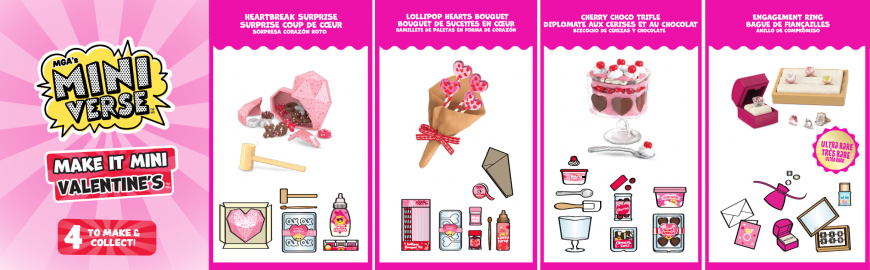 MGA's Miniverse Make It Mini Valentine's series 3 check list