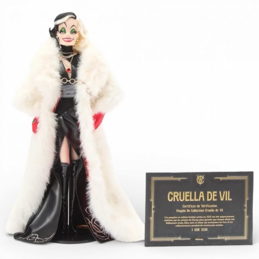 Disney Store Cruella de Vil Limited Edition 2026 doll