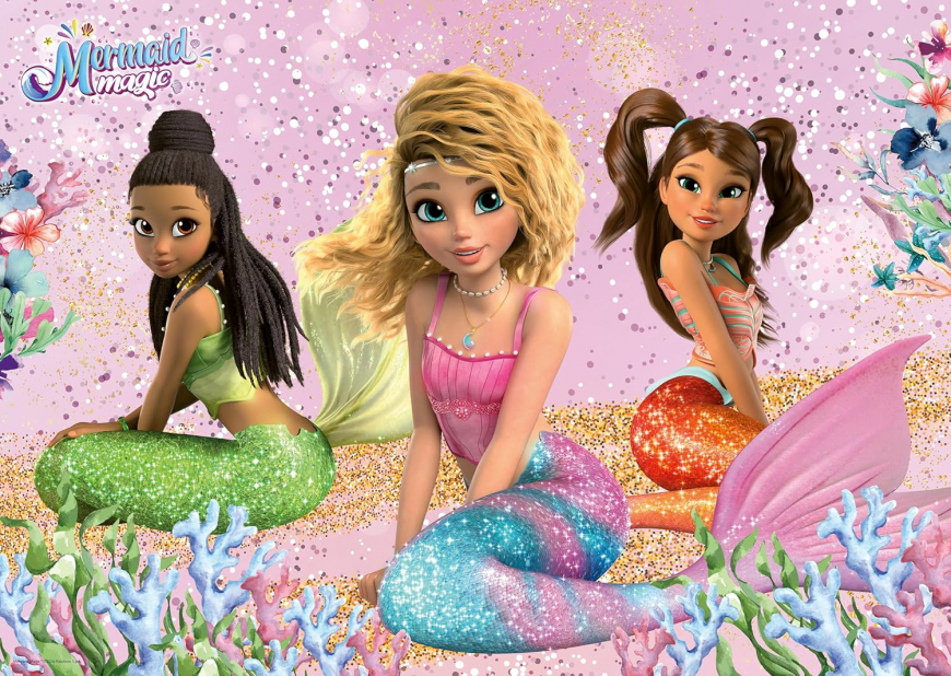 Mermaid Magic 24 Piece Giant Floor Puzzle