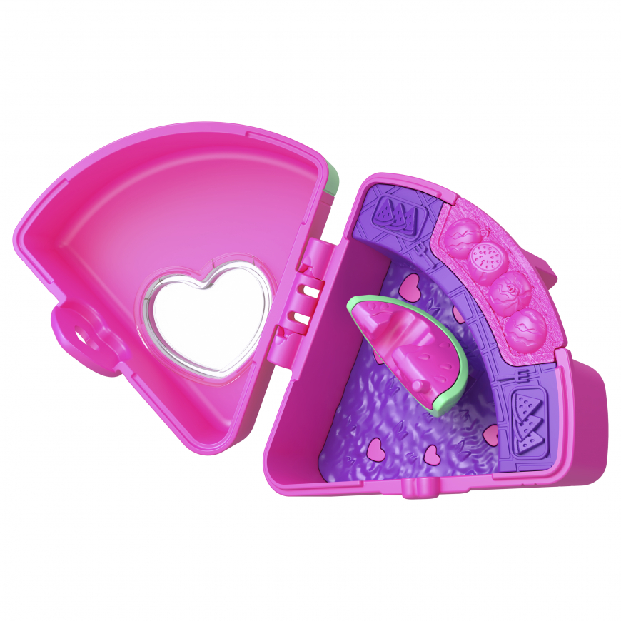 Polly Pocket Fruit Friend Reveal Watermelon compact