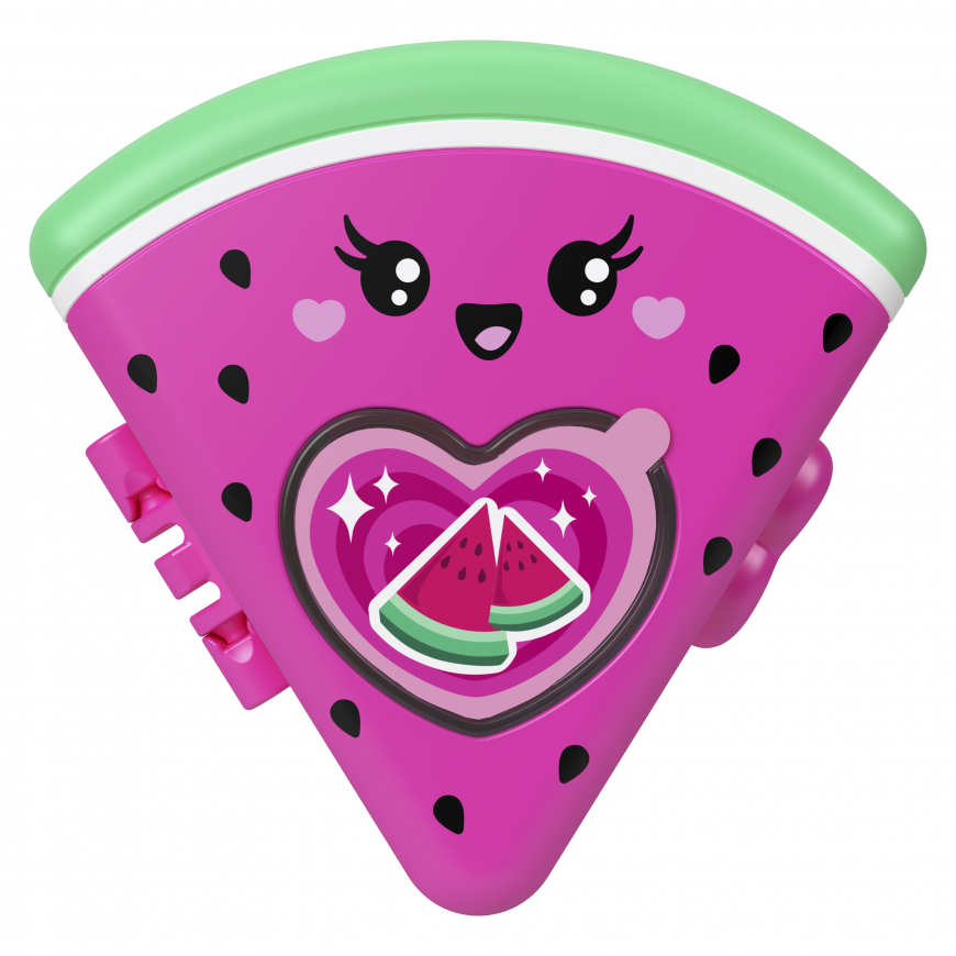 Polly Pocket Fruit Friend Reveal Watermelon compact
