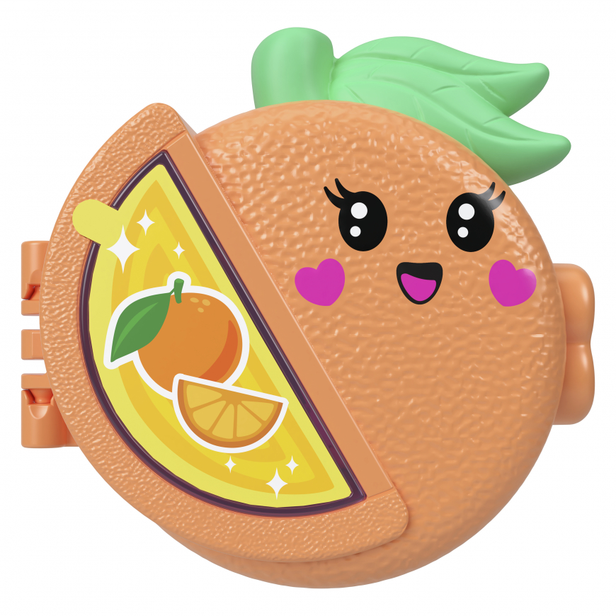 Polly Pocket Fruit Friend Reveal Orange