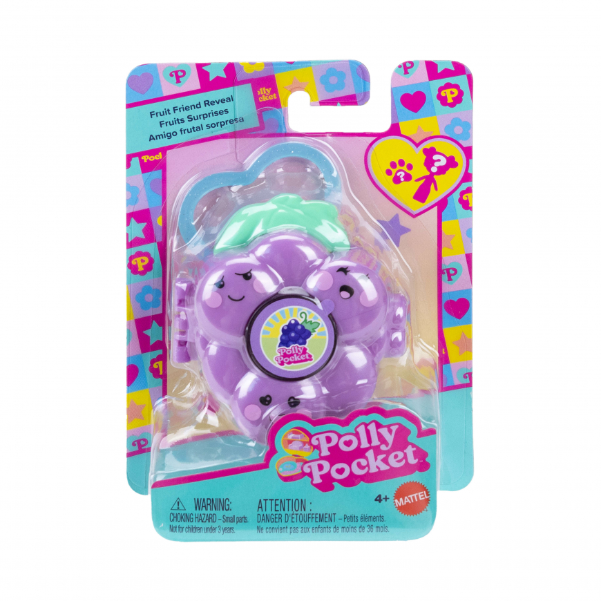 Polly Pocket Fruit Friend Reveal Grape