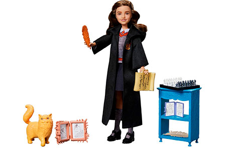 Mattel Diagon Alley Collectible Shops Scribbulus doll set