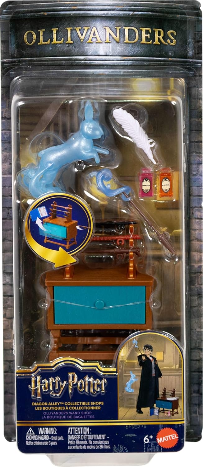 Mattel Harry Potter Diagon Alley Collectible Shops Ollivanders Wand Shop doll playset