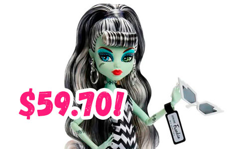 Monster High x Barbie Frankie Stein Barbie Mattel 80th Anniversary doll