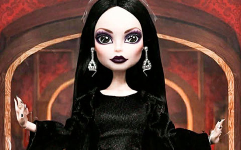 Monster High x Wednesday Morticia Addams doll