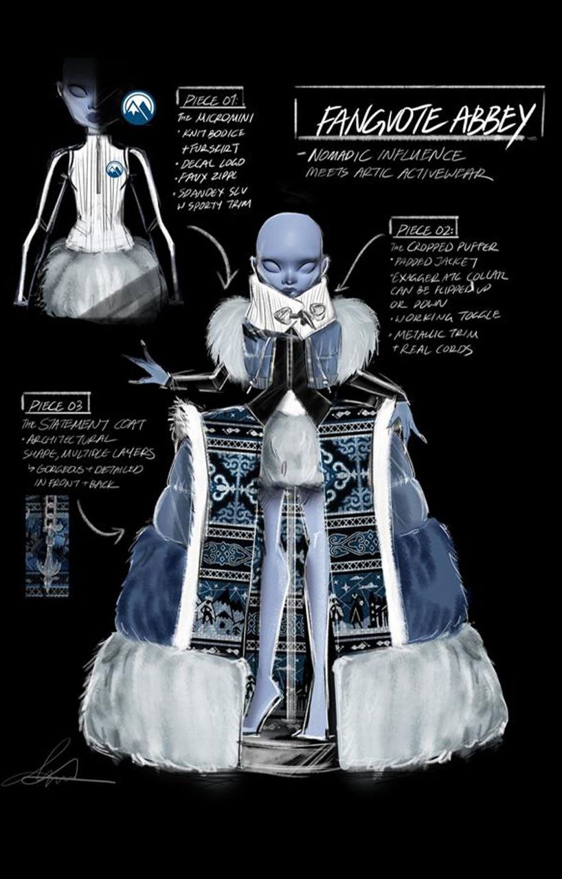 Monster High Fang Vote Abbey Bominable doll ptototype