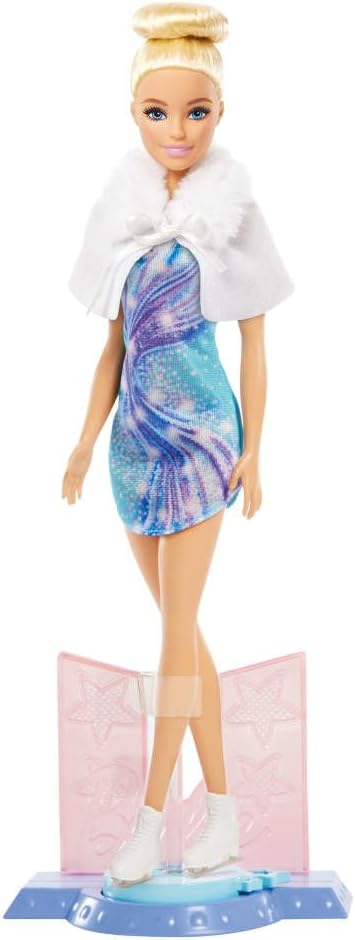 Barbie Ice Skating Doll with Spinning Platform