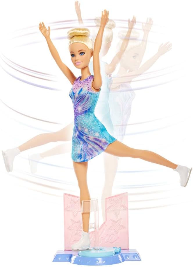 Barbie Ice Skating Doll with Spinning Platform