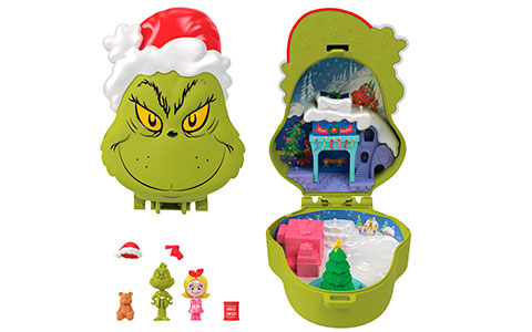 Polly Pocket x The Grinch Compact