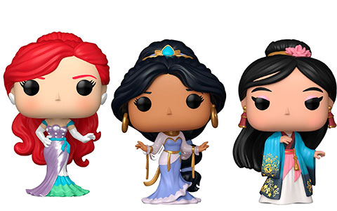 Funko Pop Disney Princess Grand Entrances Jasmine, Ariel and Mulan