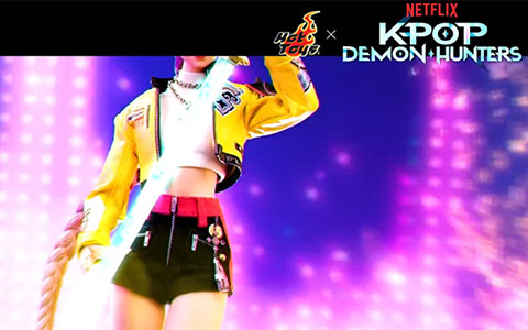 KPop Demon Hunters Huntrix figures from Hot Toys