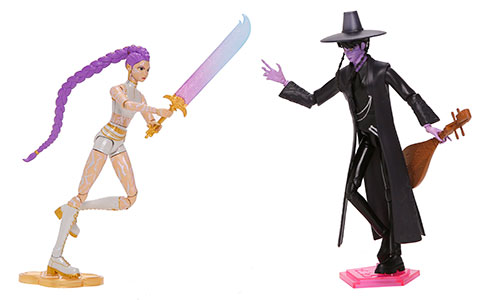 KPop Demon Hunters 6″ Action Figures HUNTRIX and the Saja Boys from Mattel