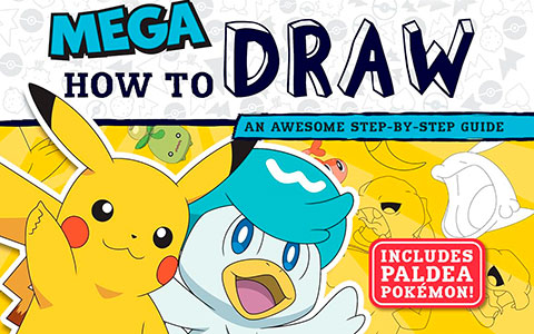 Mega How to Draw Pokemon book