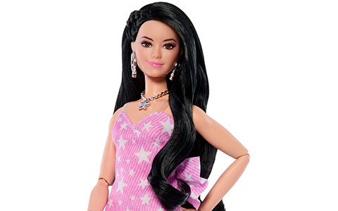 Barbie Deluxe Style doll pink denim Raquelle facemold JJN77