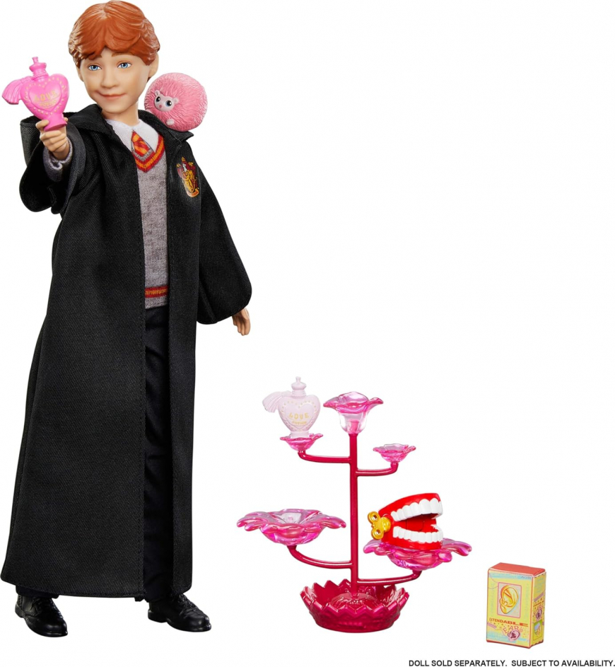 Mattel Harry Potter Toys, Diagon Alley Collectible Shops, Weasleys’ Wizard Wheezes with 7 Movie-Inspired Accessories