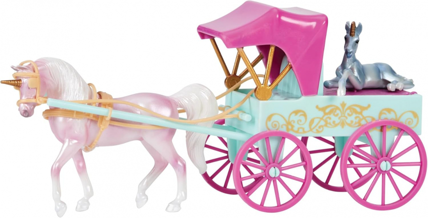 Breyer Horses Stablemates Series Magic Unicorn Carriage and Foal