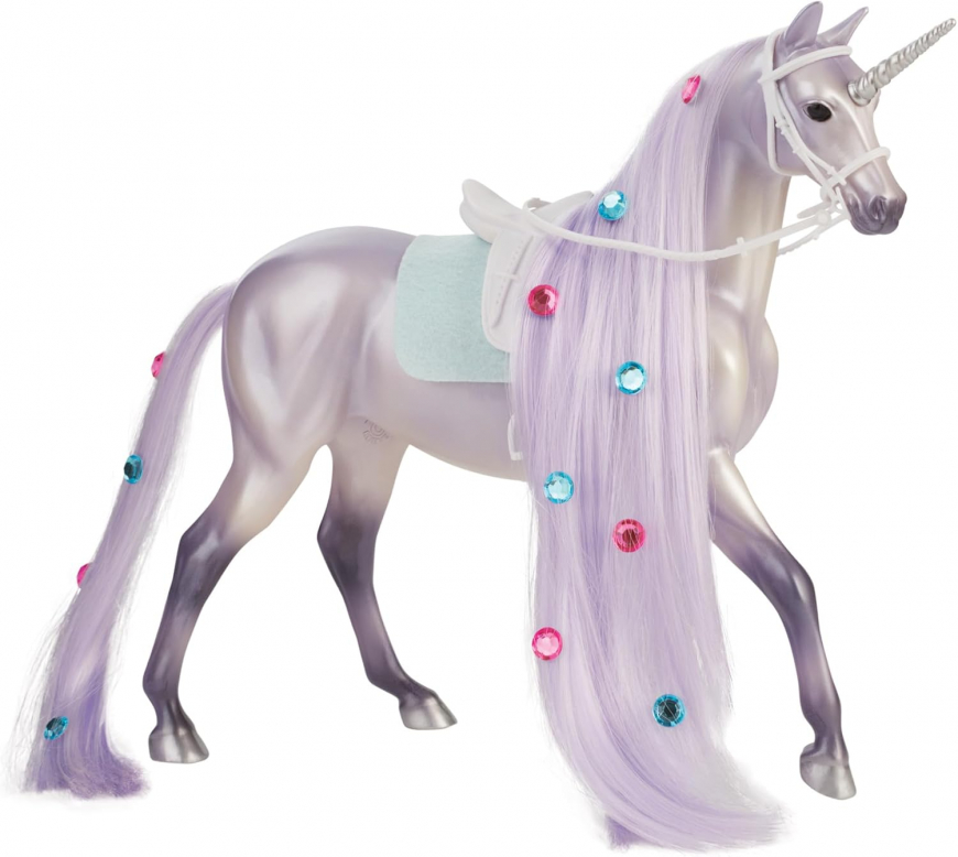 Breyer Fantasy Rider and Unicorn Twila and Moonstone